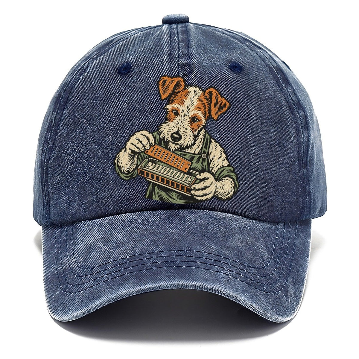Terrier Harmonica Maker Sundown Familiars Classic Cap – Twilight Navy