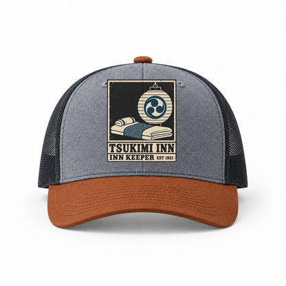 Heather Grey-Rust-Charcoal — front view