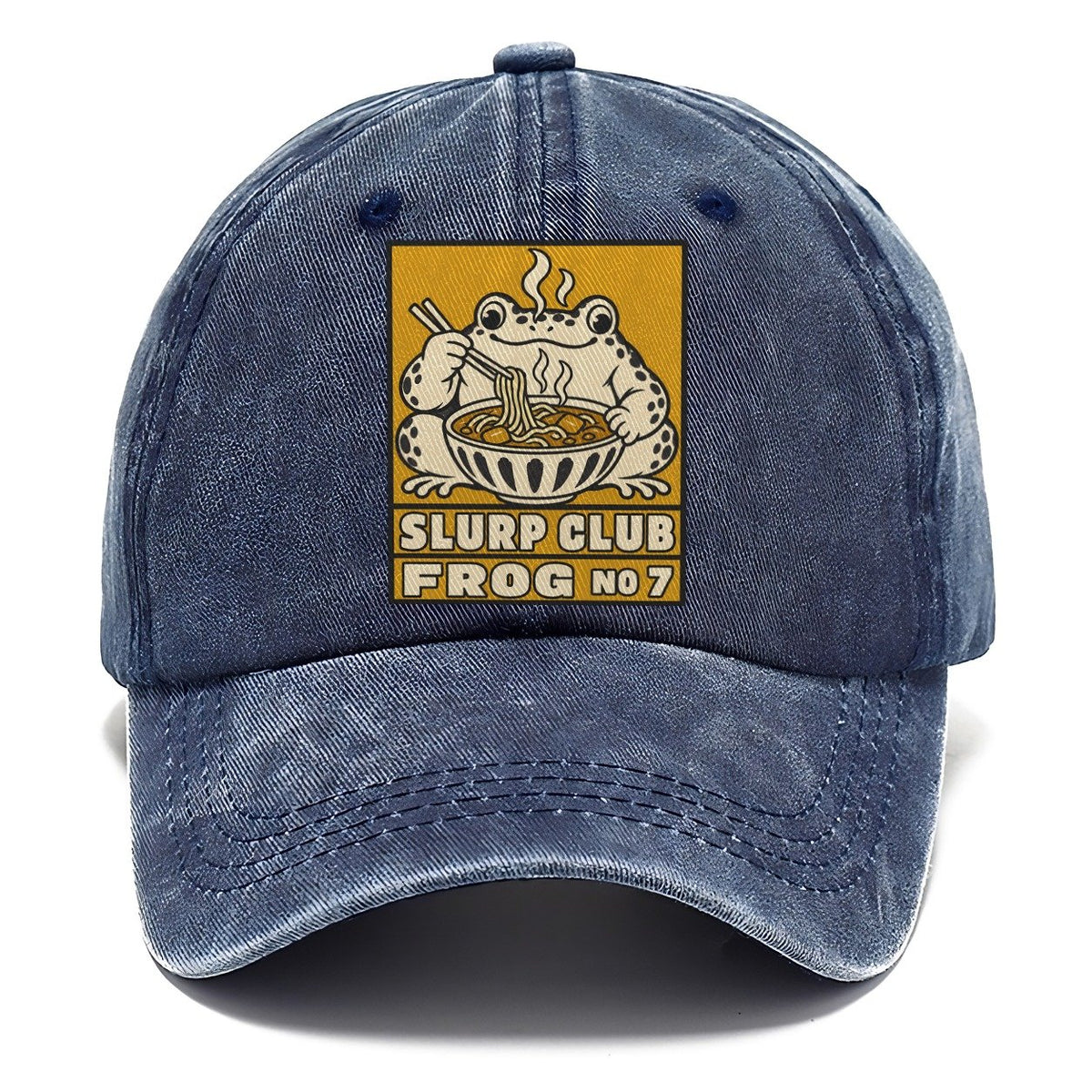 Frog Curry Slurp Club Classic Cap – Twilight Navy