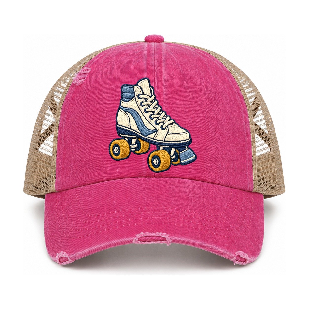 Raspberry-Khaki — front view