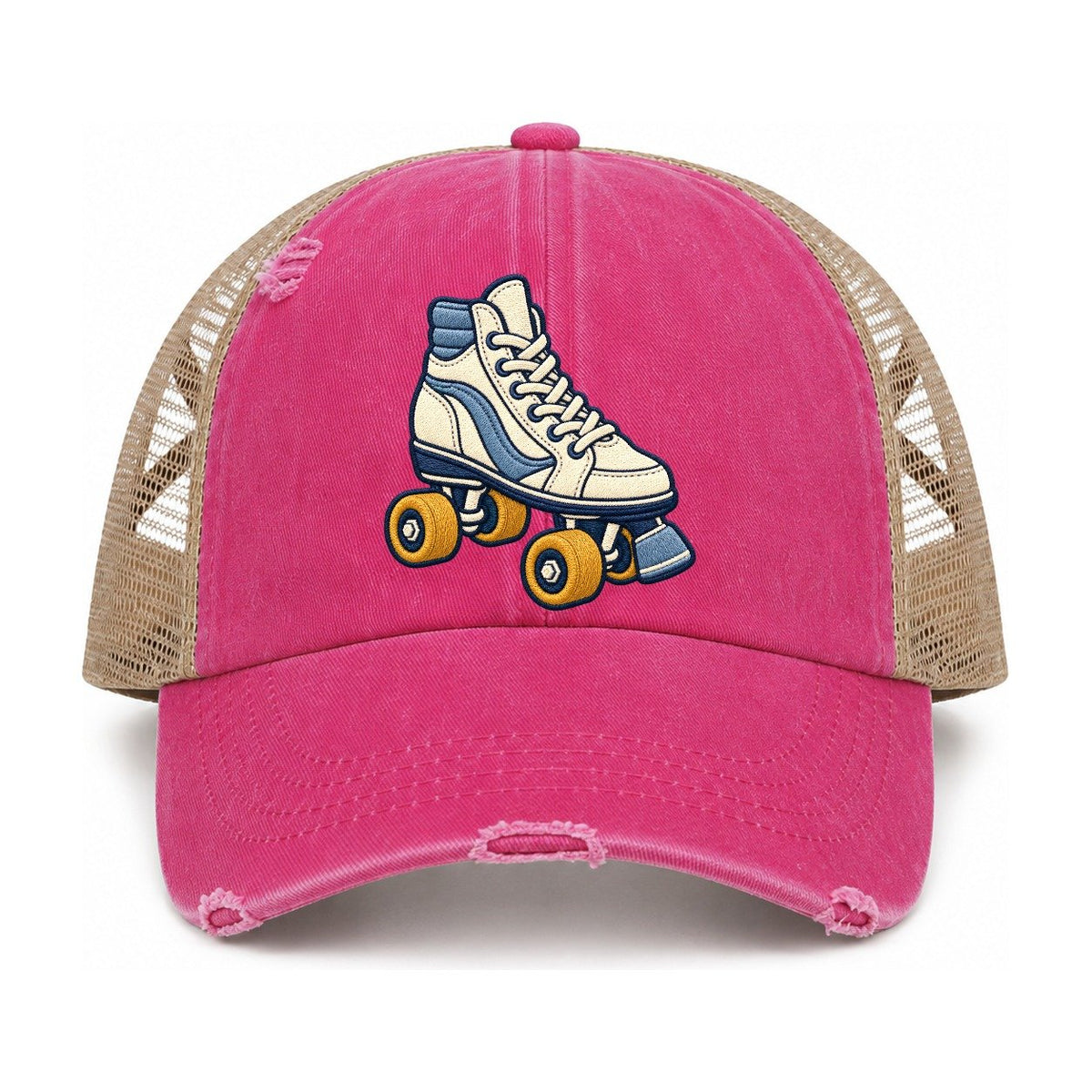 Raspberry-Khaki — front view
