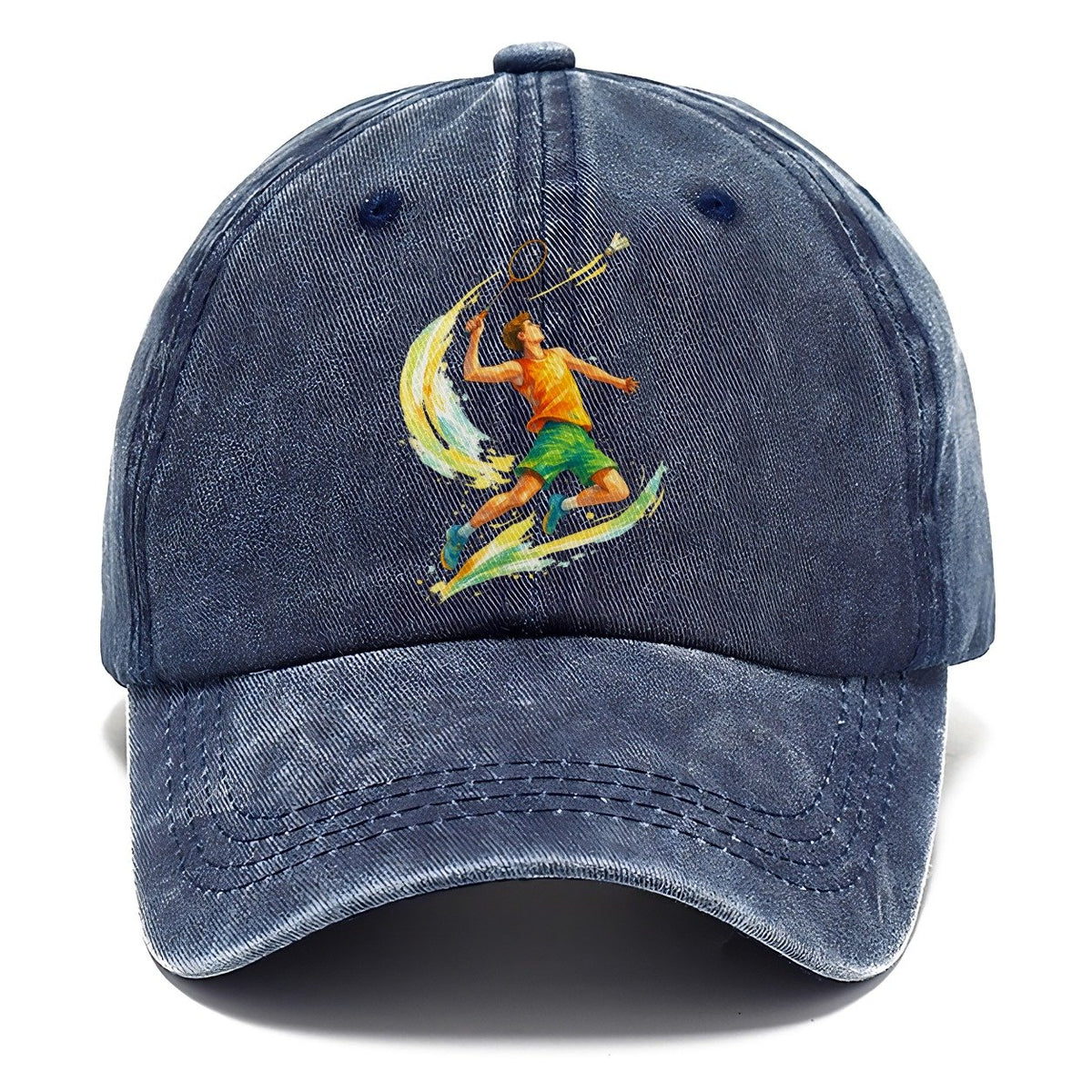 Tennis Player Perfect Serve Classic Cap – Twilight Navy
