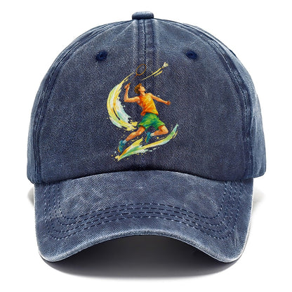 Tennis Player Perfect Serve Classic Cap – Twilight Navy