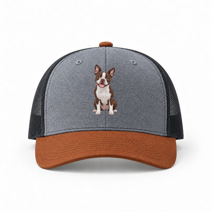 Heather Grey-Rust-Charcoal — front view