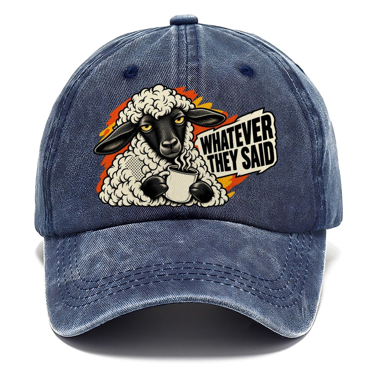 Whatever They Said Sheep Classic Cap – Twilight Navy