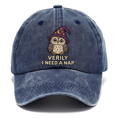 Owl Wizard Weary Court Classic Cap – Twilight Navy