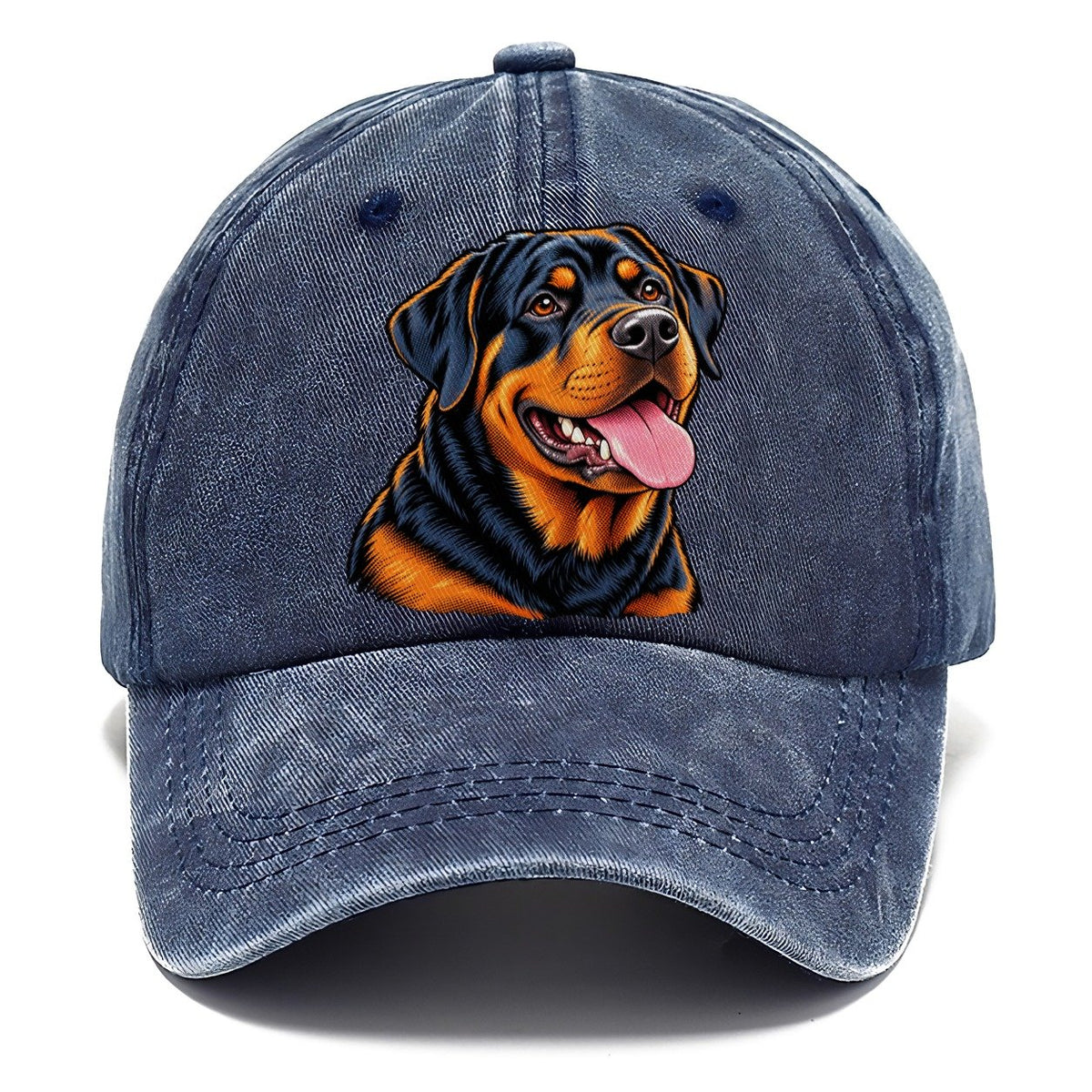 Rottweiler Portrait Classic Cap – Twilight Navy