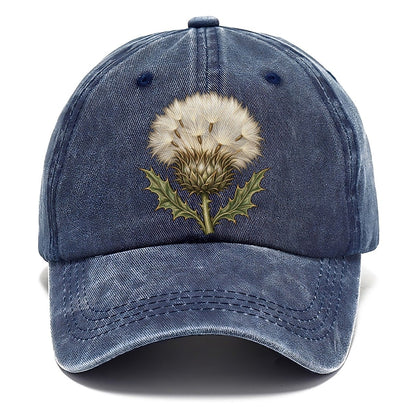 Thistle Silvery Seedhead Pastimes Companions Classic Cap – Twilight Navy