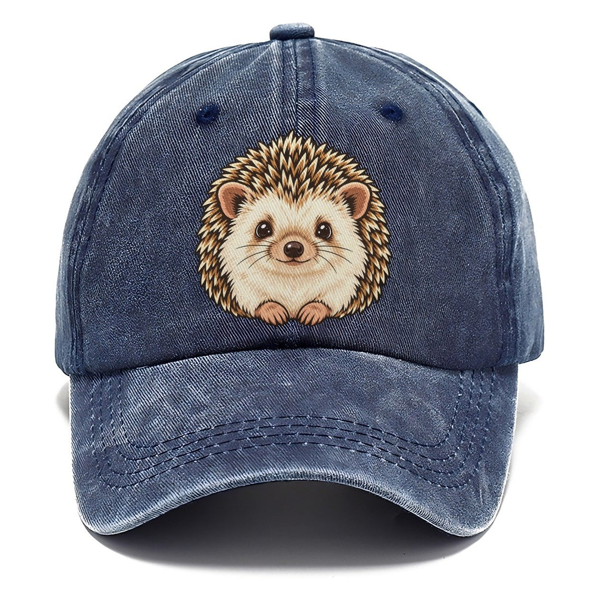 Hedgehog Round Face Small Pet Logos Classic Cap – Twilight Navy