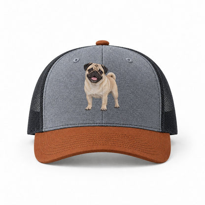 Heather Grey-Rust-Charcoal — front view