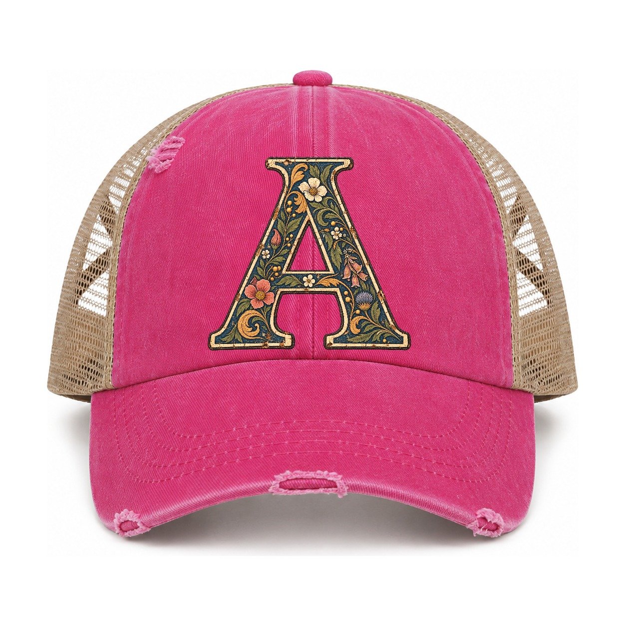 Raspberry-Khaki — front view