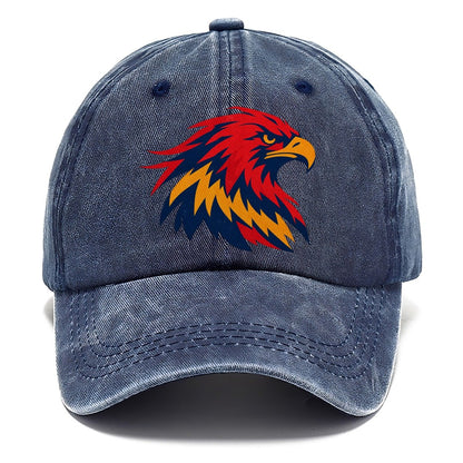 Red Navy Eagle Head Classic Cap – Twilight Navy