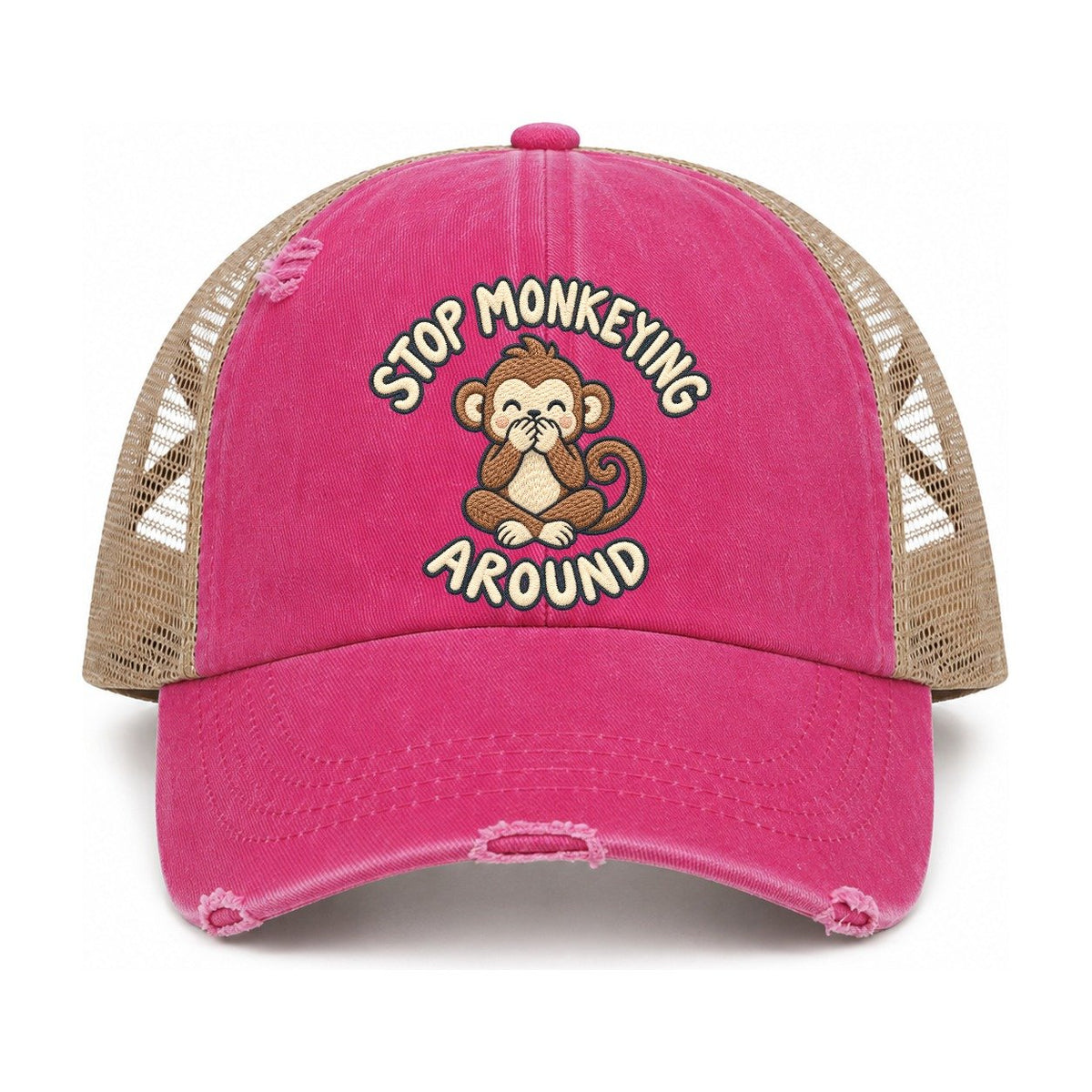 Raspberry-Khaki — front view