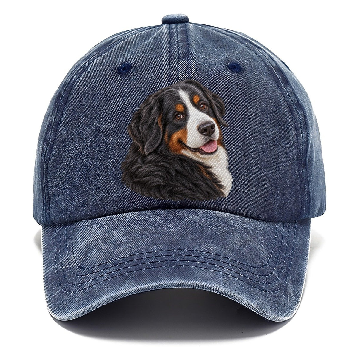Bernese Over Shoulder Welcome Pastimes Companions Classic Cap – Twilight Navy