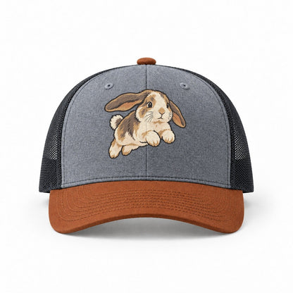 Heather Grey-Rust-Charcoal — front view