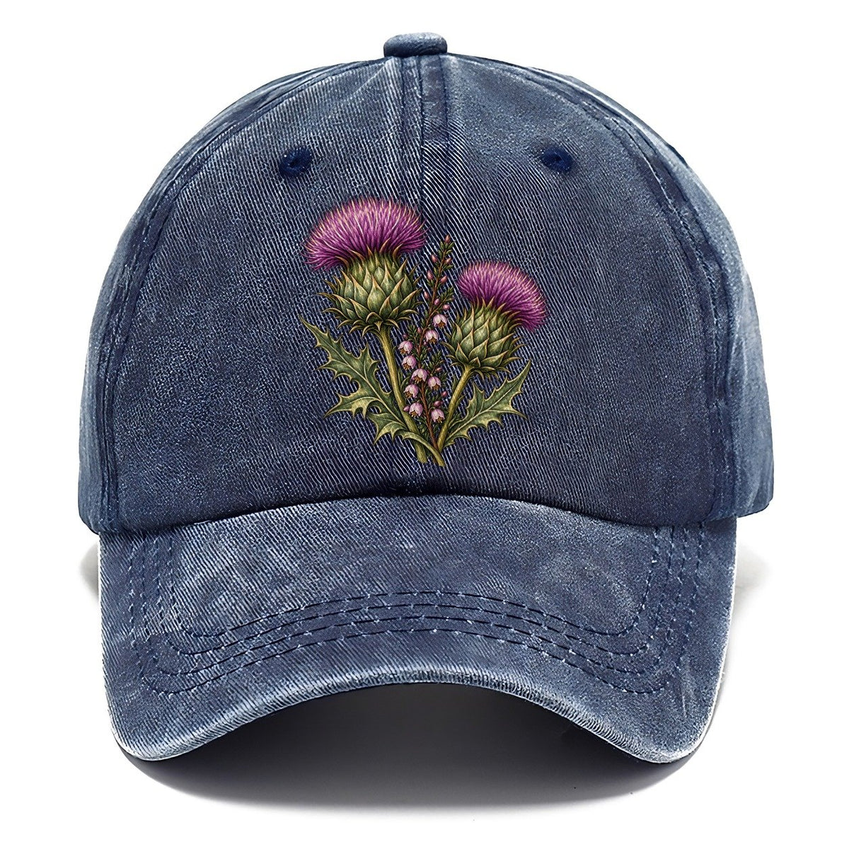 Twin Thistles And Heather Pastimes Companions Classic Cap – Twilight Navy