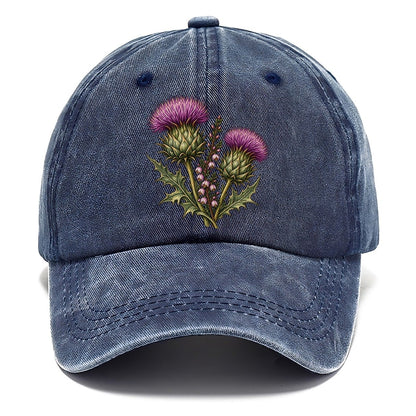 Twin Thistles And Heather Pastimes Companions Classic Cap – Twilight Navy