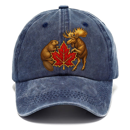 Canada Beaver And Moose Classic Cap – Twilight Navy