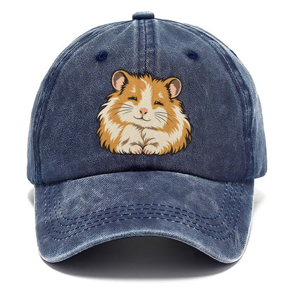 Syrian Hamster Sleepy Eyes Small Pet Logos Classic Cap – Twilight Navy