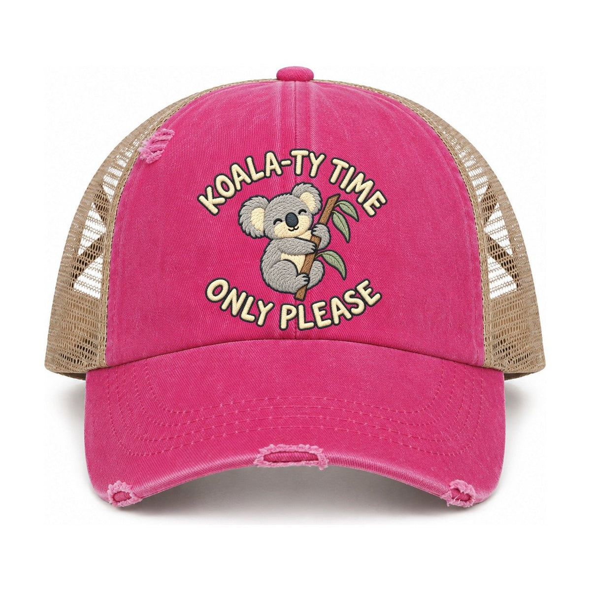 Raspberry-Khaki — front view