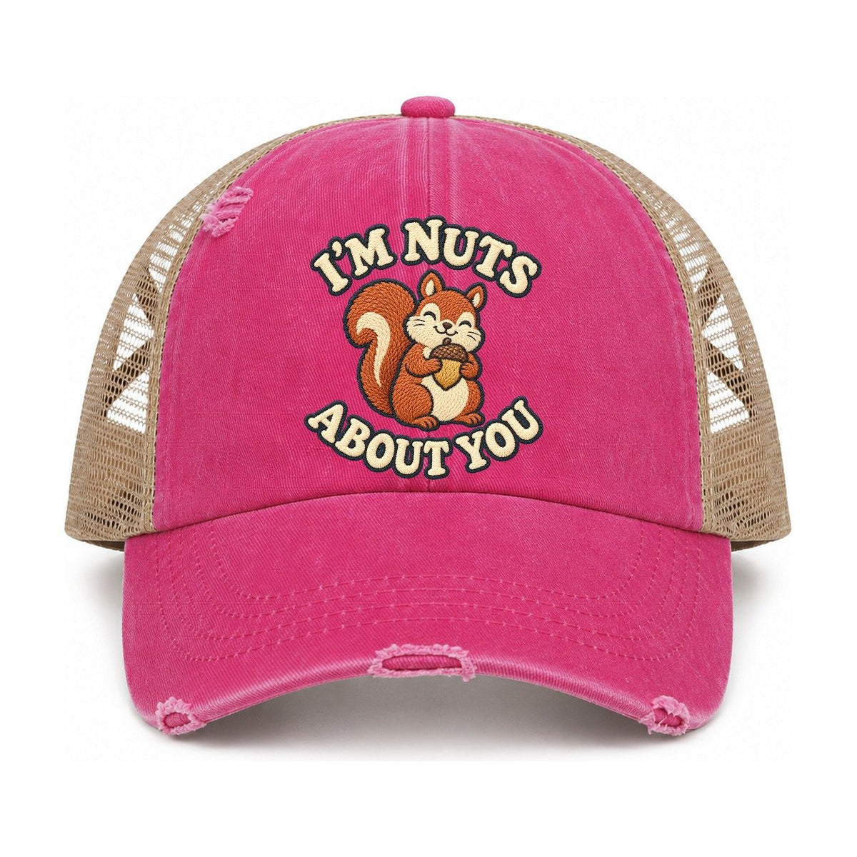 Raspberry-Khaki — front view