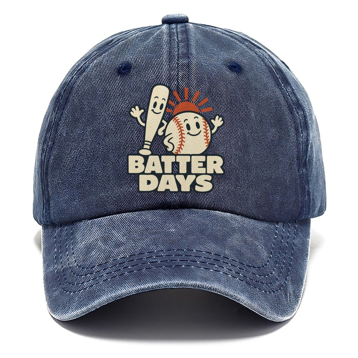 Batter Days Familiar Punchlines Classic Cap – Twilight Navy