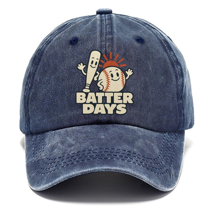 Batter Days Familiar Punchlines Classic Cap – Twilight Navy