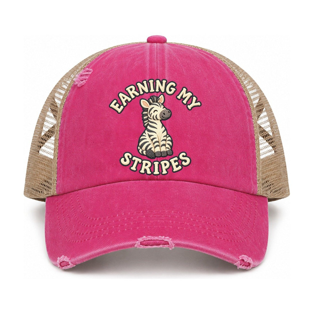 Raspberry-Khaki — front view