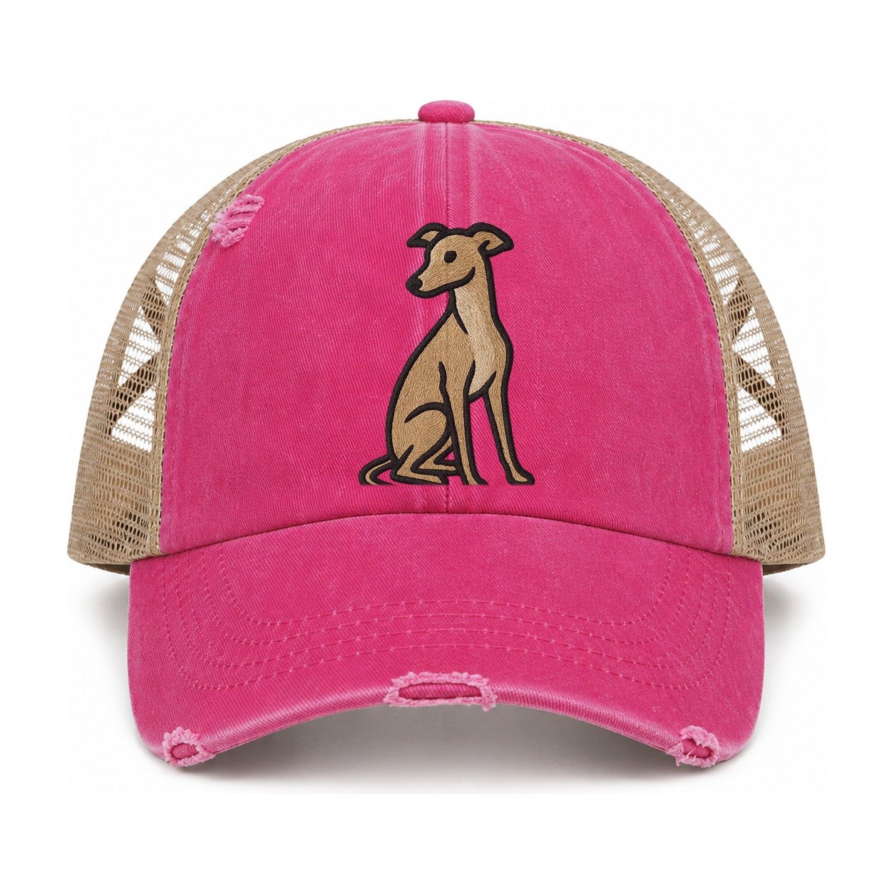 Raspberry-Khaki — front view