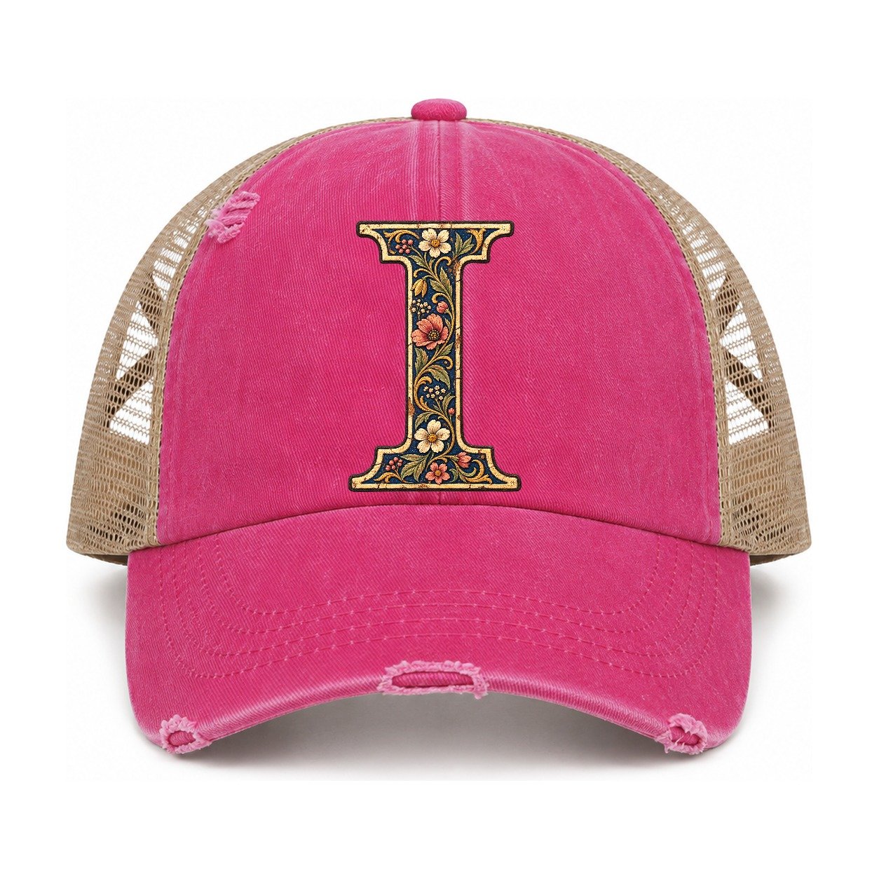 Raspberry-Khaki — front view