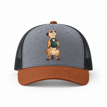 Heather Grey-Rust-Charcoal — front view