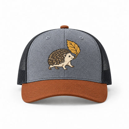 Heather Grey-Rust-Charcoal — front view