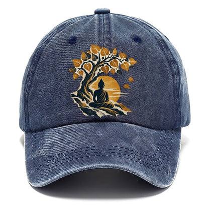 Buddha Under Bodhi Tree Classic Cap – Twilight Navy