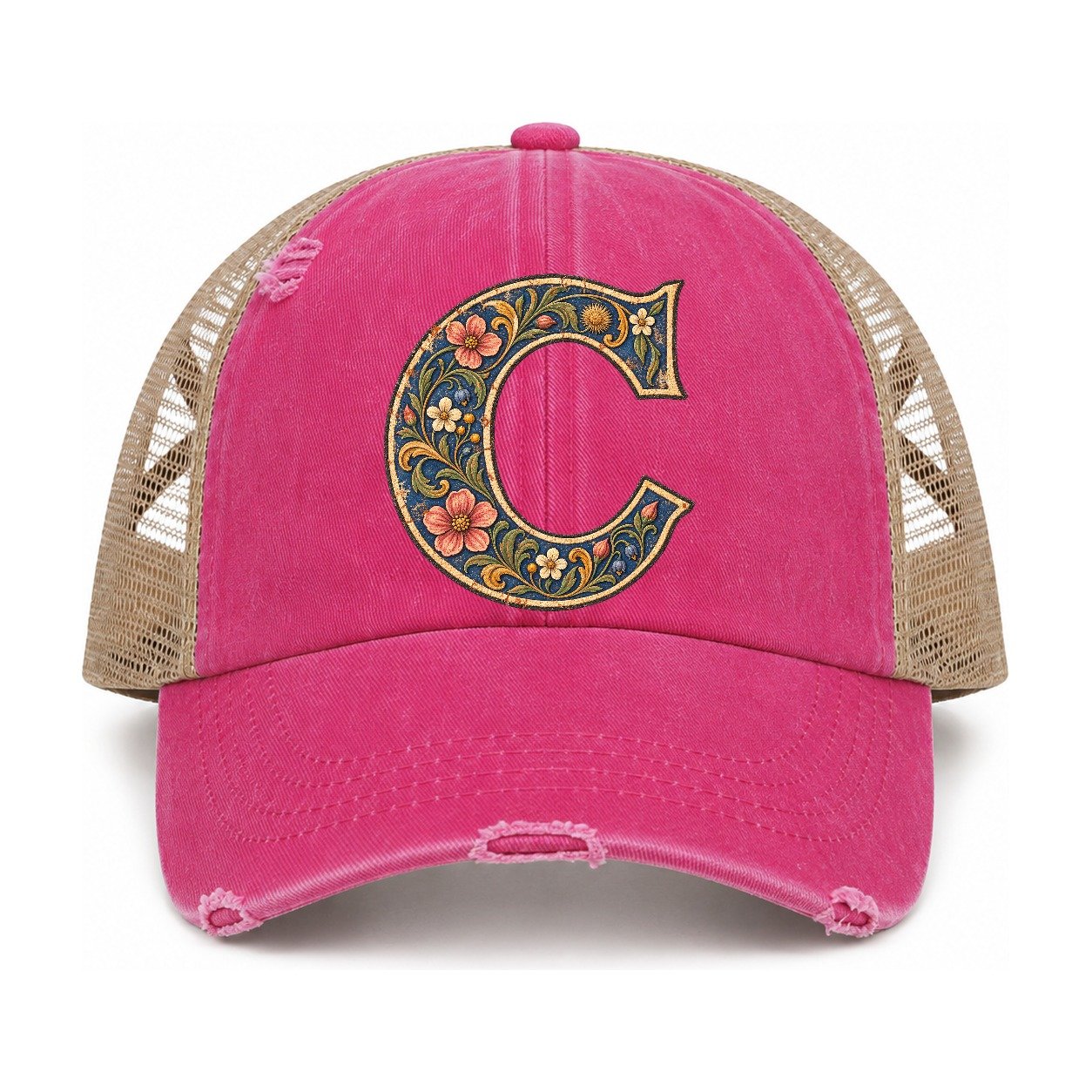 Raspberry-Khaki — front view