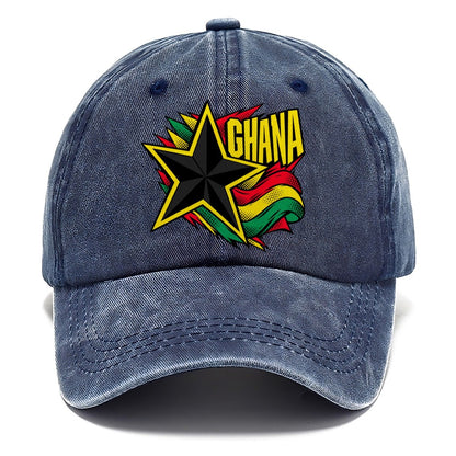 Ghana Black Star Classic Cap – Twilight Navy