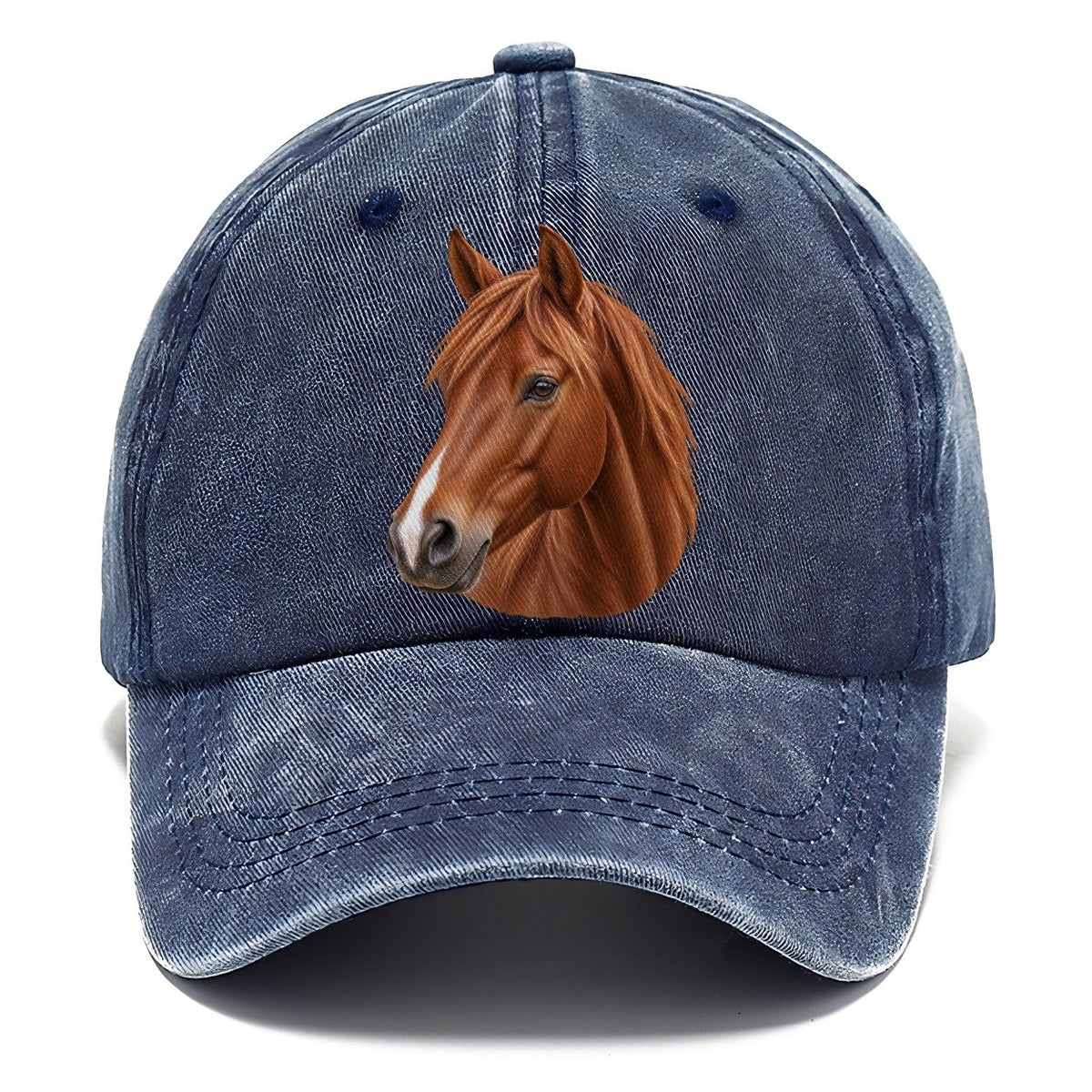 Chestnut Horse Gentle Muzzle Pastimes Companions Classic Cap – Twilight Navy