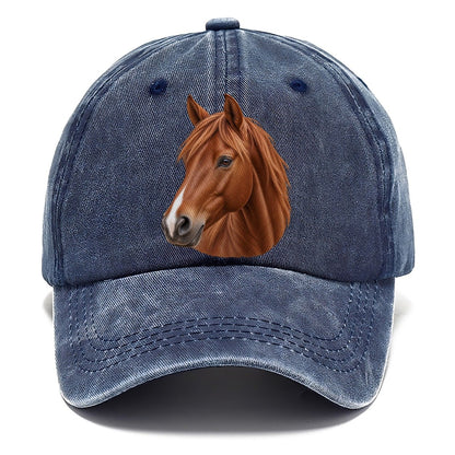 Chestnut Horse Gentle Muzzle Pastimes Companions Classic Cap – Twilight Navy
