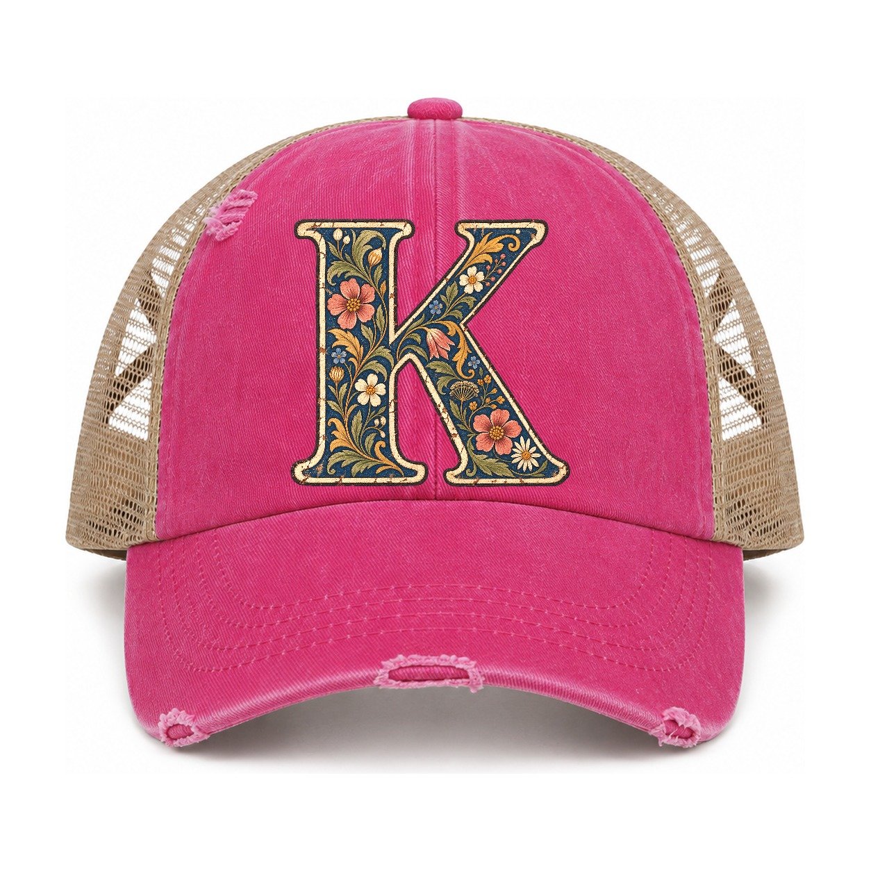 Raspberry-Khaki — front view