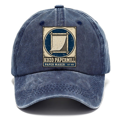 Kozo Paper Mill Noren Trade Co Classic Cap – Twilight Navy