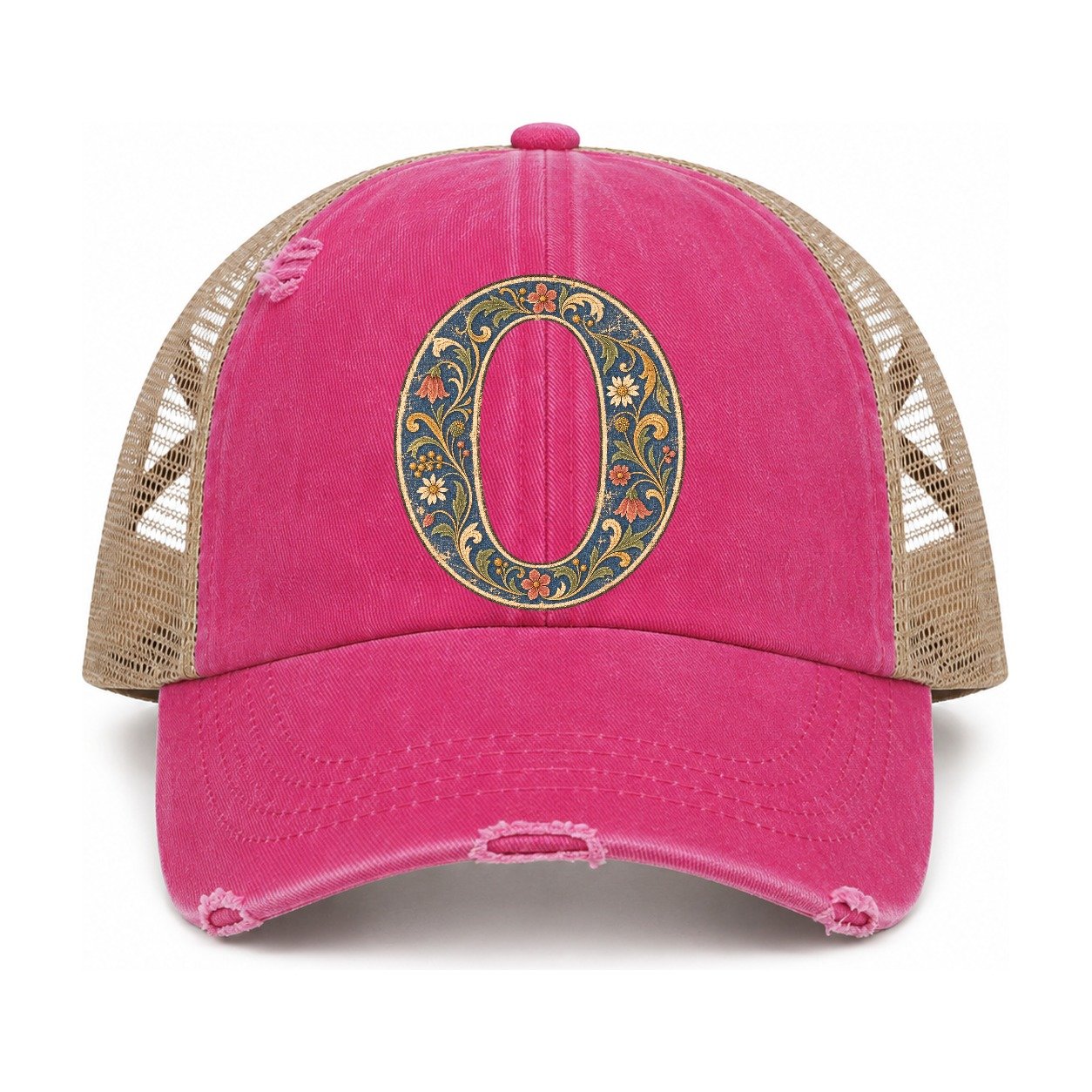 Raspberry-Khaki — front view