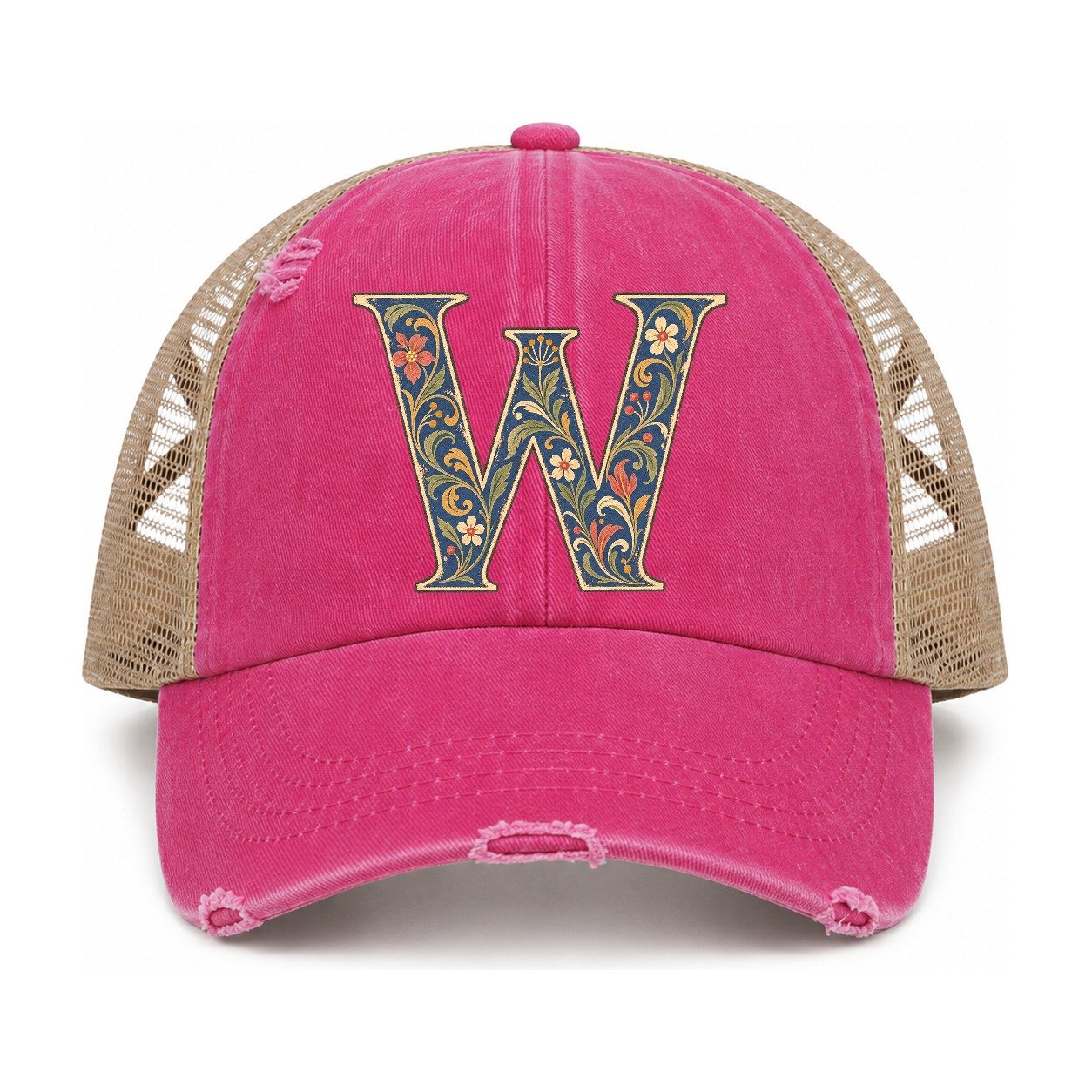 Raspberry-Khaki — front view