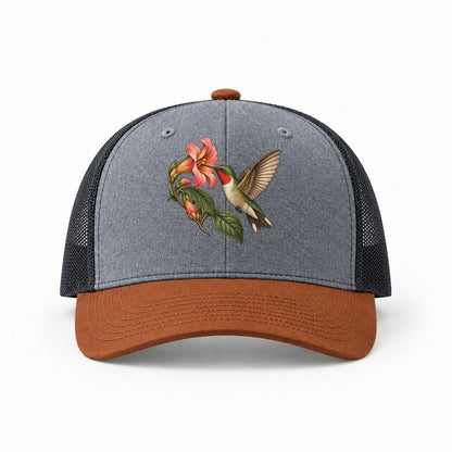 Heather Grey-Rust-Charcoal — front view