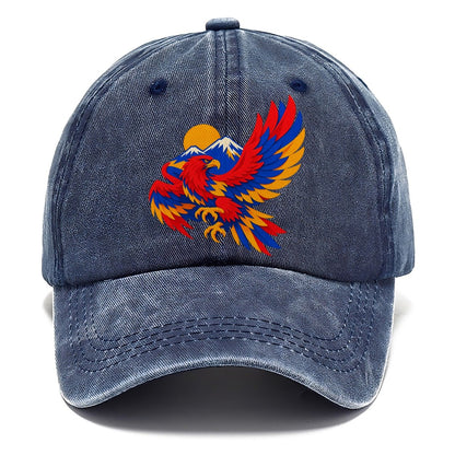 Eagle Over Mountain Sun Classic Cap – Twilight Navy
