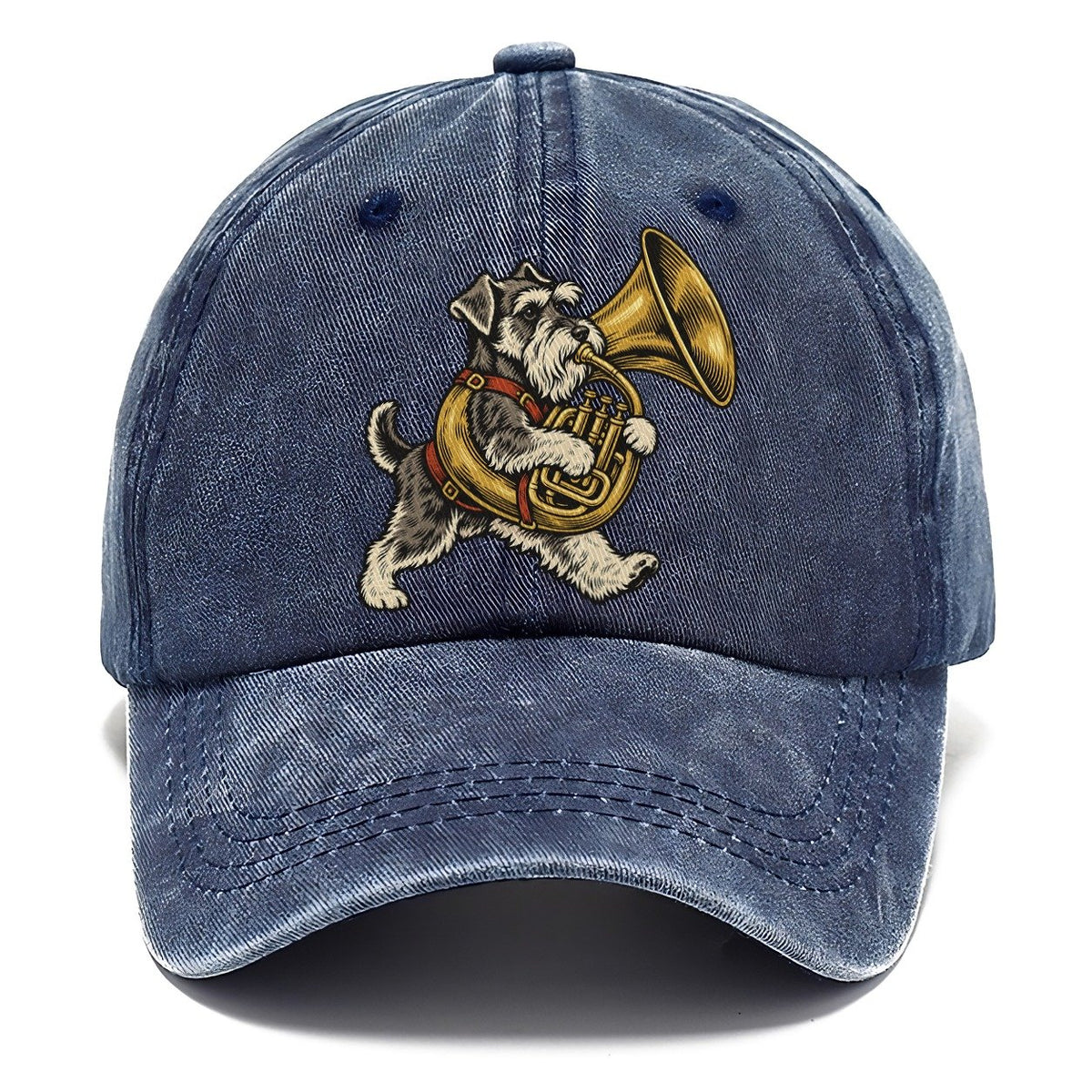 Schnauzer Tuba Carrier Sundown Familiars Classic Cap – Twilight Navy
