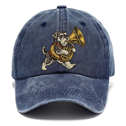 Schnauzer Tuba Carrier Sundown Familiars Classic Cap – Twilight Navy