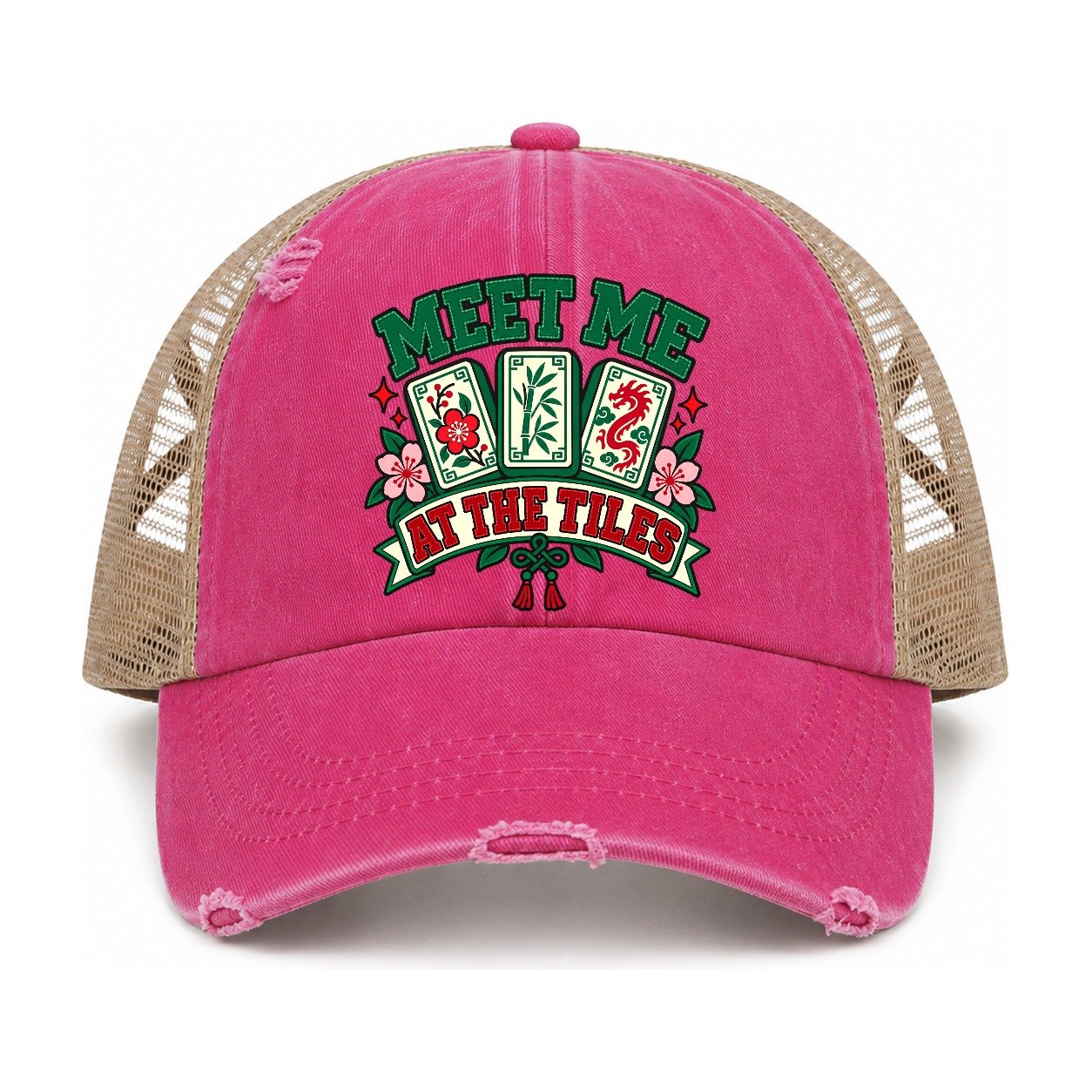 Raspberry-Khaki — front view