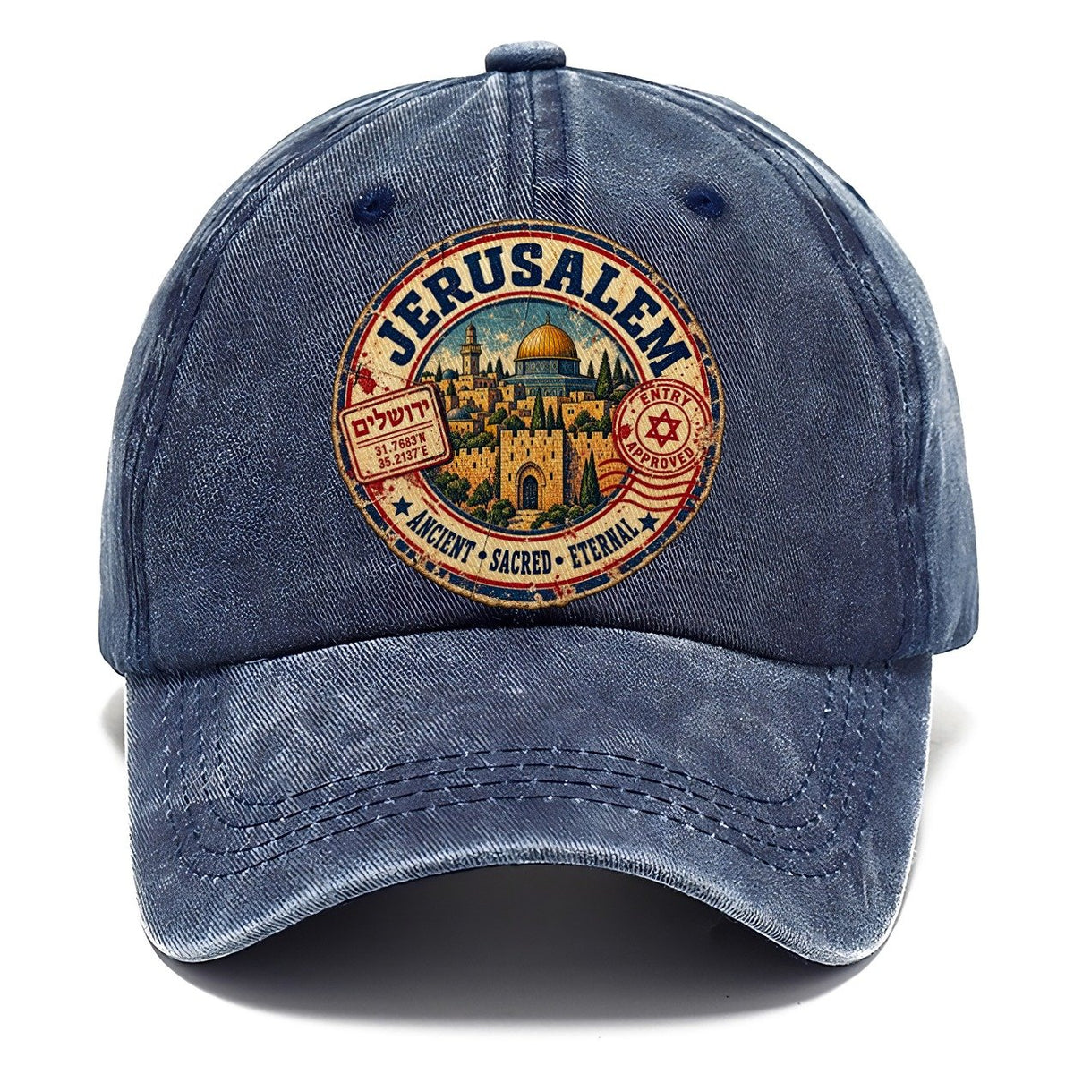 Jerusalem Passport Cachet Jerusalem Classic Cap – Twilight Navy