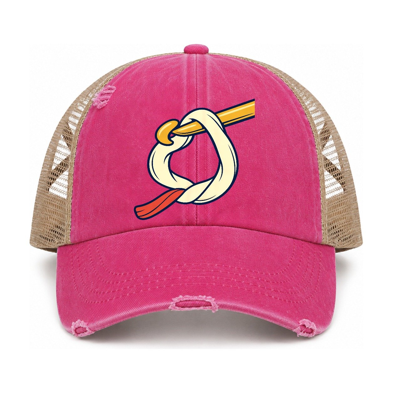 Raspberry-Khaki — front view