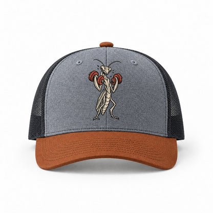 Heather Grey-Rust-Charcoal — front view
