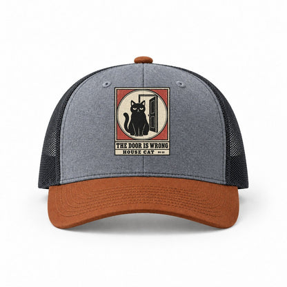 Heather Grey-Rust-Charcoal — front view